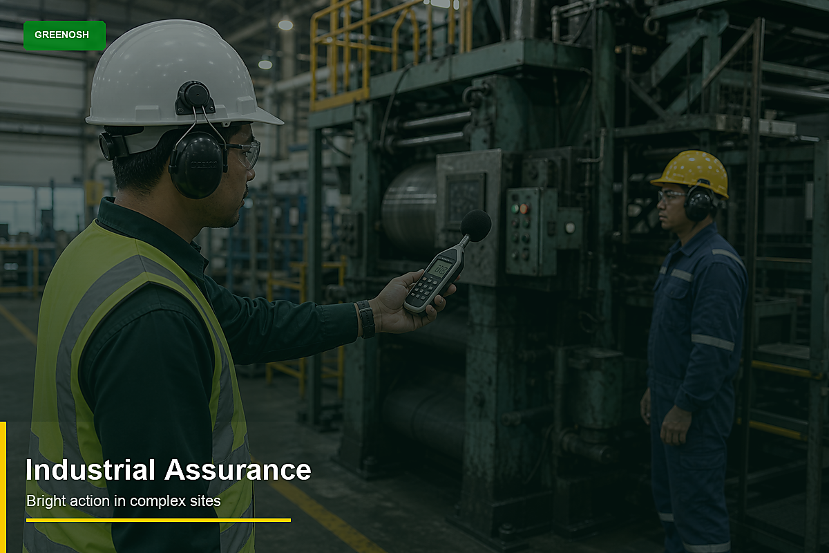 Industrial plant environment with safety assurance theme